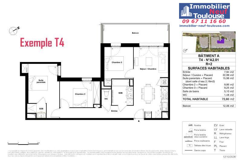Appartements neufs à Toulouse Terrasse - Programmes immobiliers neufs LP Promotion L'ECRIN DE GASPARD /