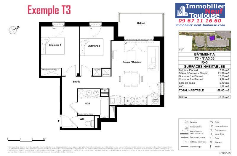 Appartements neufs à Toulouse Terrasse - Programmes immobiliers neufs LP Promotion L'ECRIN DE GASPARD /