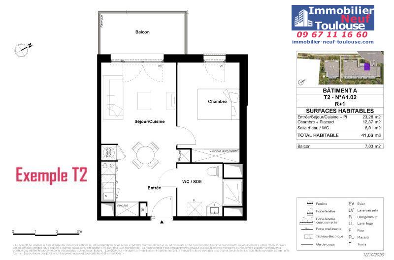 Appartements neufs à Toulouse Terrasse - Programmes immobiliers neufs LP Promotion L'ECRIN DE GASPARD /