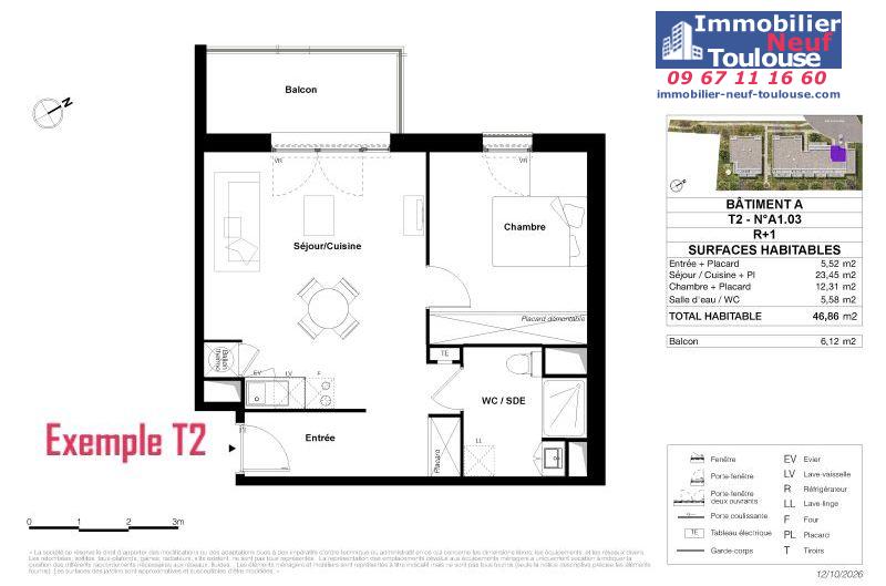 Appartements neufs à Toulouse Terrasse - Programmes immobiliers neufs LP Promotion L'ECRIN DE GASPARD /