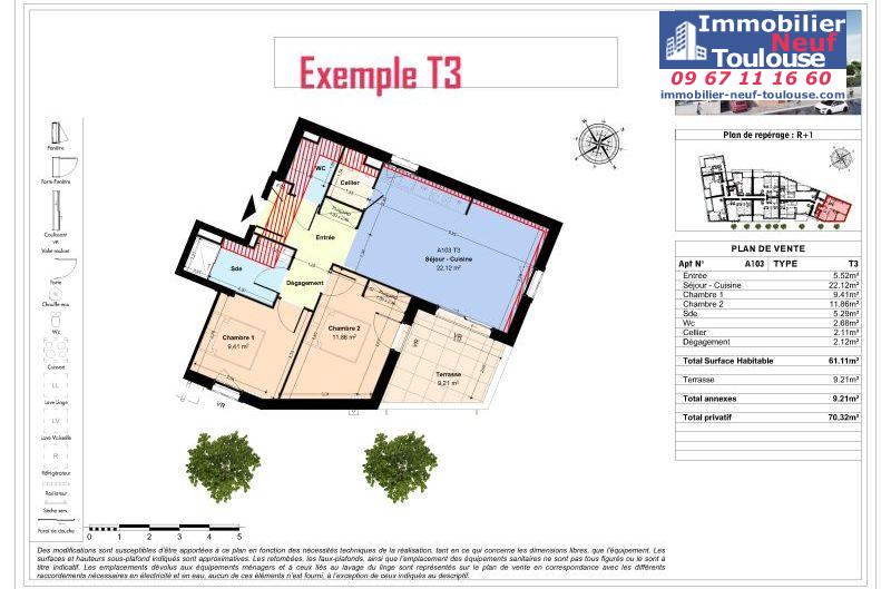 Appartements neufs à Castelginest - Programmes immobiliers neufs Premiere Pierre Côté ouest