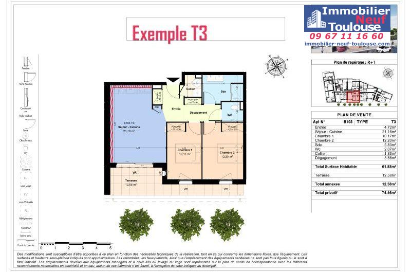 Appartements neufs à Castelginest - Programmes immobiliers neufs Premiere Pierre Côté ouest