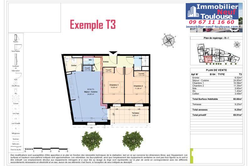 Appartements neufs à Castelginest - Programmes immobiliers neufs Premiere Pierre Côté ouest