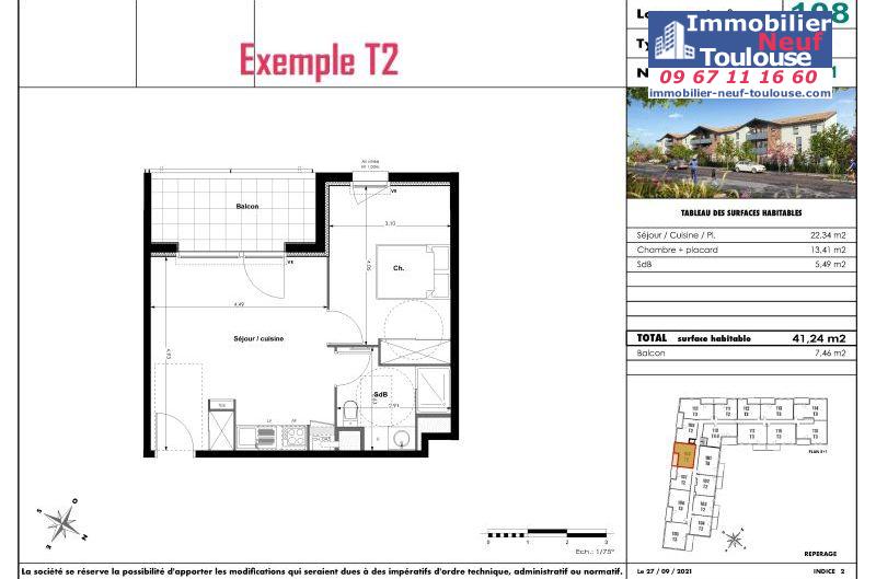 Appartements neufs à Fenouillet - Programmes immobiliers neufs Eclisse Bocage