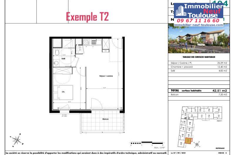 Appartements neufs à Fenouillet - Programmes immobiliers neufs Eclisse Bocage