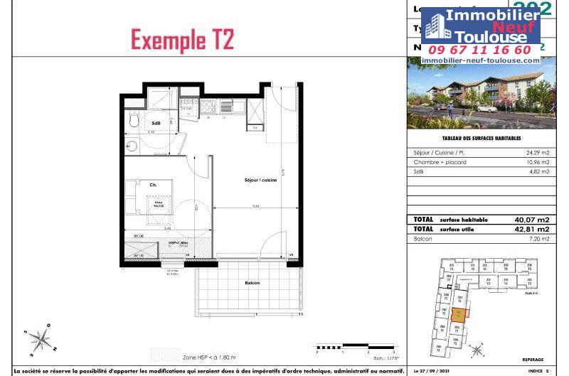 Appartements neufs à Fenouillet - Programmes immobiliers neufs Eclisse Bocage