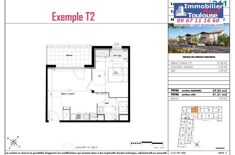 Appartements neufs à Fenouillet - Programmes immobiliers neufs Eclisse Bocage