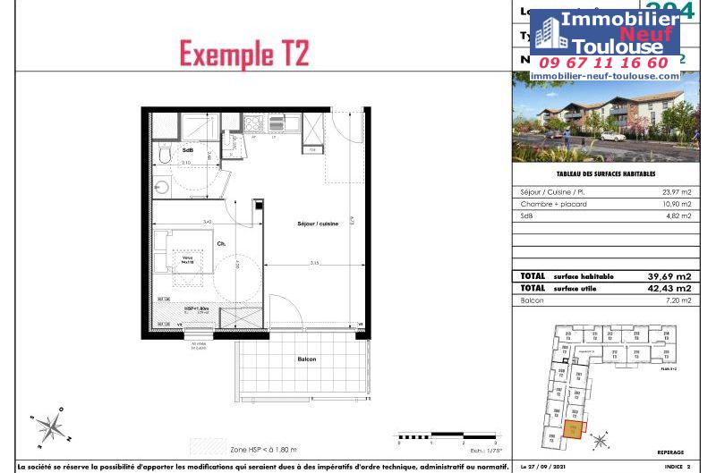 Appartements neufs à Fenouillet - Programmes immobiliers neufs Eclisse Bocage