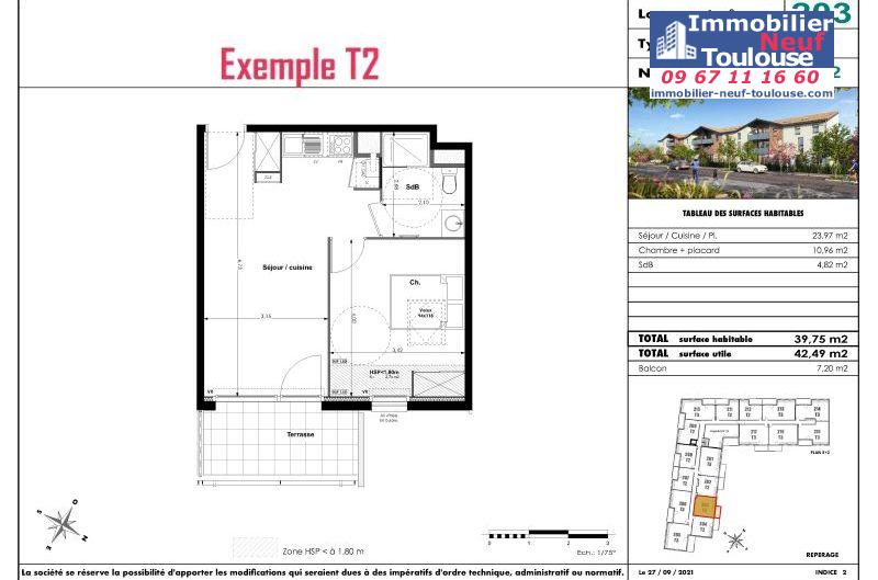 Appartements neufs à Fenouillet - Programmes immobiliers neufs Eclisse Bocage