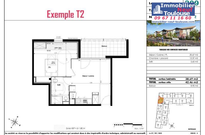 Appartements neufs à Fenouillet - Programmes immobiliers neufs Eclisse Bocage