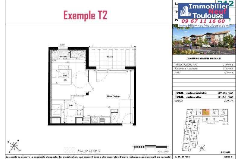 Appartements neufs à Fenouillet - Programmes immobiliers neufs Eclisse Bocage