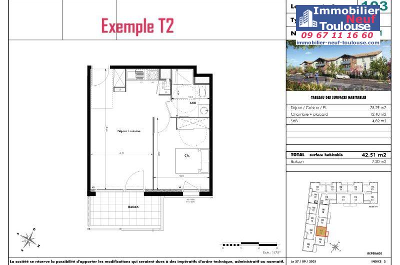 Appartements neufs à Fenouillet - Programmes immobiliers neufs Eclisse Bocage