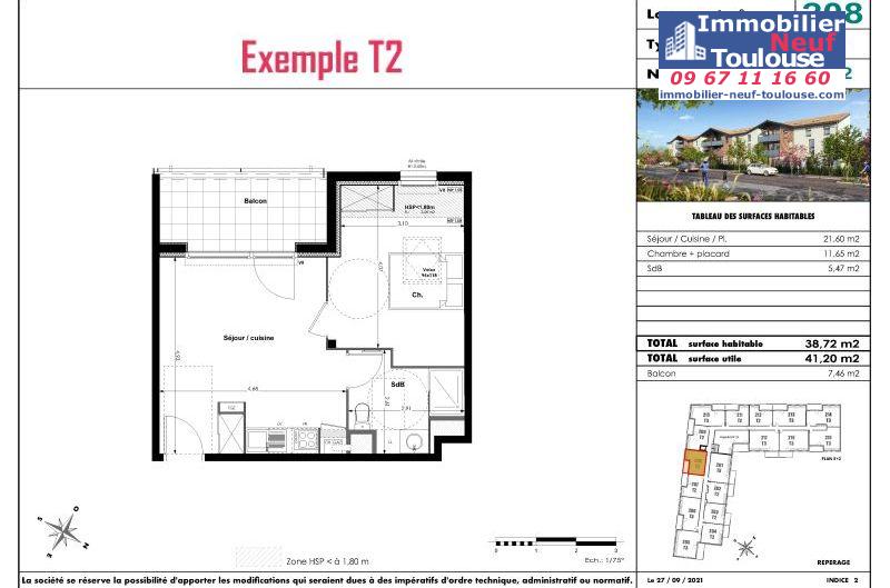 Appartements neufs à Fenouillet - Programmes immobiliers neufs Eclisse Bocage
